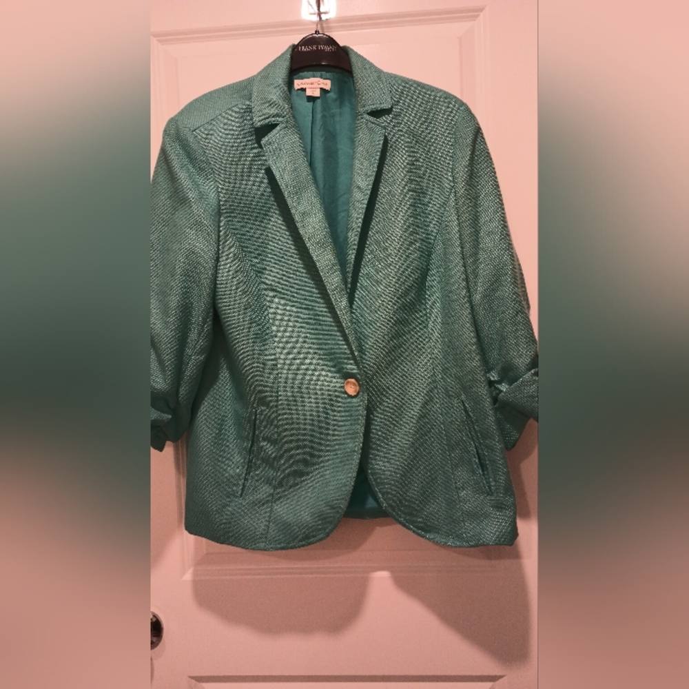 Cold Water Creek Teal Women's Blazer